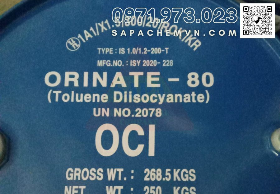 TDI HÀN QUỐC - ORINATE 80 - TOLUENE DIISOCCYANATE-001