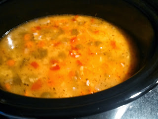 the Ripening, Drinking Only Water, crock pot, slow cooker, soup, vegetable and rice soup  