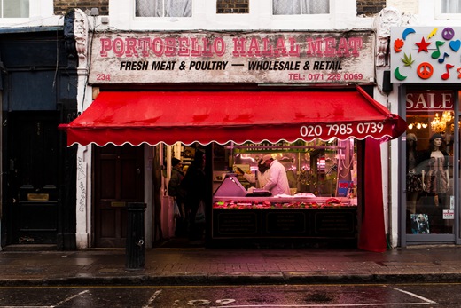 London, Portobello Road, Portobello Halal Meat