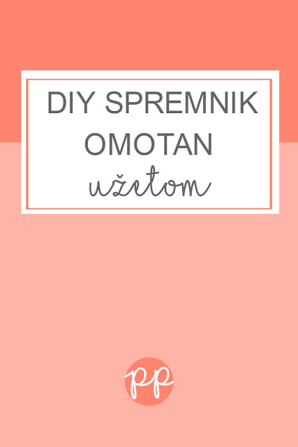 DIY spremnik omotan užetom