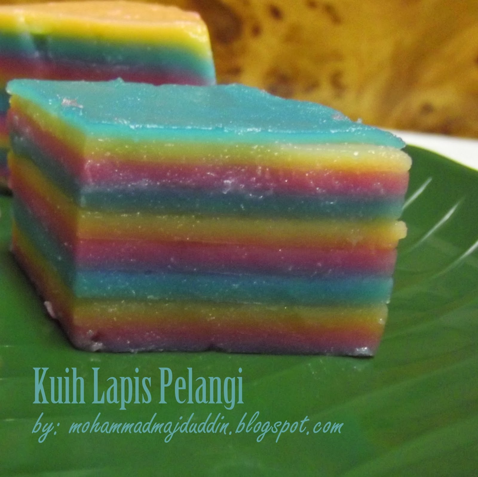 SALAM DUNIA: Resepi Kuih Lapis Pelangi