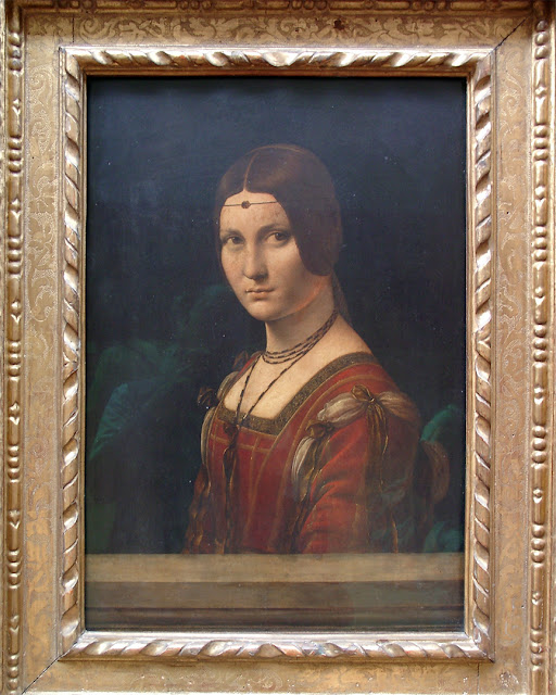 La Belle Ferronnière by Leonardo da Vinci, Musée du Louvre, Paris