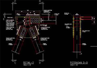 GAMBAR-JEMBATAN-RANGKA-BAJA-BENTANG-50-METER-FORMAT-AUTOCAD-05