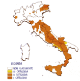 Seismic Danger Zones in Italy