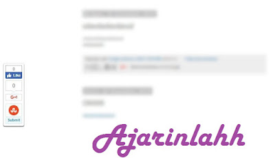 tutorial memasang tombol social share button di blogger dengan mudah 1