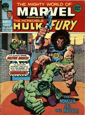 Mighty World of Marvel #271, Hulk vs Mongu