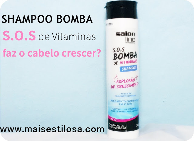 salonline shampoo bomba funciona ptojeto rapunzel