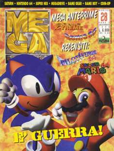 Mega Console 28 - Luglio & Agosto 1996 | CBR 215 dpi | Mensile | Videogiochi
Numero volumi : 76
Mega Console è stata una rivista mensile dedicata ai videogiochi per console, pubblicata dal Febbraio 1994 al Dicembre 2000.
In origine si occupava solamente dei giochi sviluppati per le console prodotte dalla SEGA (Sega Master System, Sega Mega Drive, Sega 32X, Sega Mega CD, Sega Game Gear, Sega Saturn e Coin-op). Il suffisso Mega era un evidente richiamo alla console Sega Mega Drive, che all'epoca della prima pubblicazione era il modello più venduto della casa giapponese.
Oltre al materiale prodotto dalla redazione, l'editore possedeva tutti i diritti di traduzione dei materiali pubblicati dalla rivista Mean Machine Sega della Emap Images UK.
Con l'avvento della Sony Playstation, l'organizzazione di entrambe le riviste venne modificata, con conseguente perdita della caratteristica di magazine monomarca.
A partire dal numero 27 la rivista si occupò anche di giochi per le console Nintendo, infatti a partire da quel numero nella parte alta della copertina comparvero anche le diciture Nintendo 64, Super Nes e Game Boy.
Le pubblicazioni terminarono alla fine dell'anno 2000.