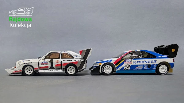 Minichamps Audi Sport Quattro S1 PP and Spark Peugeot 405 T16 PP - Pikes Peak Winners 1987, 1988