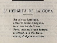 L'hermitá de la cova - Calendari Catalá 1899 - Antoni Careta Vidal