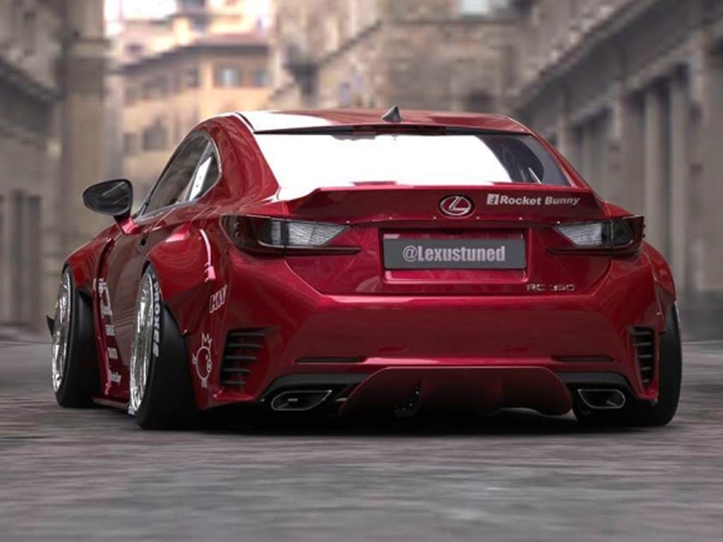 Desain Mobil  Terbaru  2021 Tra Kyoto Rocket Bunny Lexus  RC 