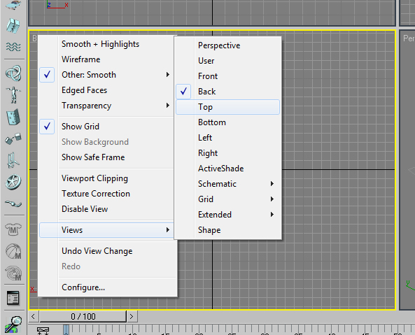 Cara Mengganti Viewport Aktif