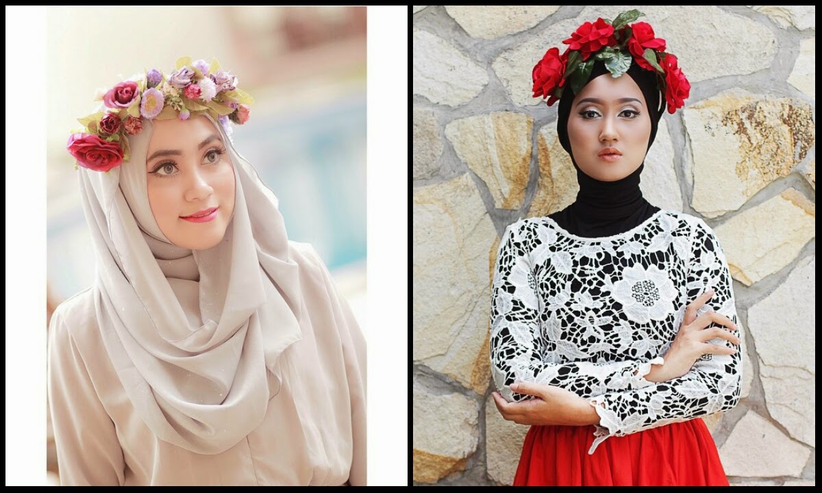 89 Gambar Menarik Tutorial Hijab Pesta Dengan Headband Untuk Anda