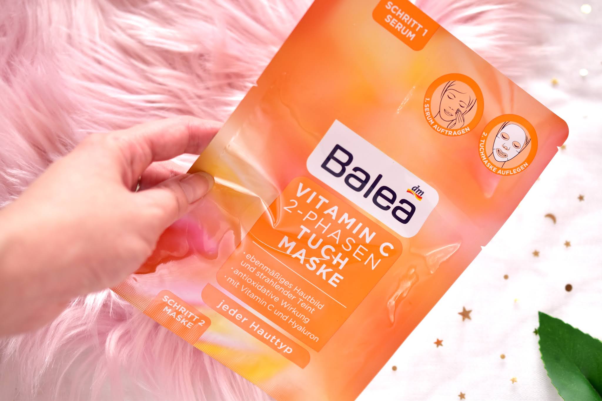 Balea vitamín C plátená maska