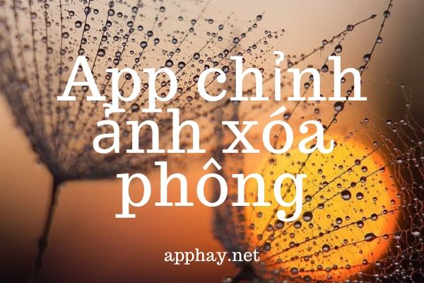 app chỉnh ảnh xóa phông