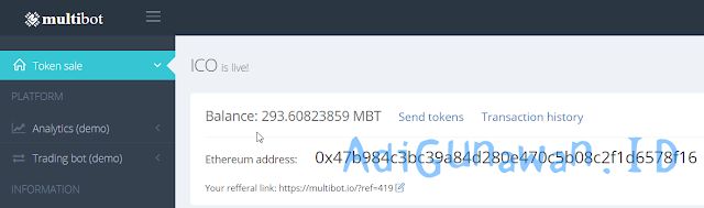 pembelian Multibot Token (MBT)