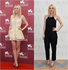 Dakota Fanning in Elie Saab & Alexander McQueen