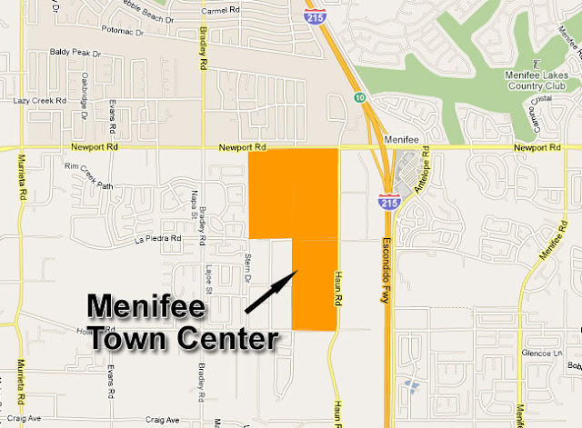 Menifee Town Center Map