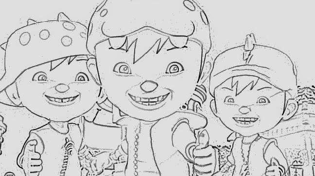 Mewarnai Gambar Boboiboy