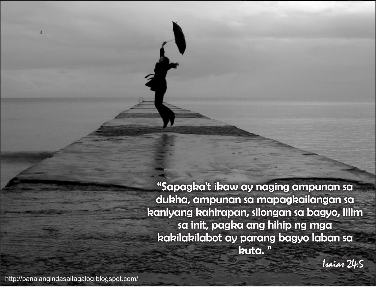 Mga Tagalog na Panalangin: Tagalog Quotes Bible Verse - Kalamidad