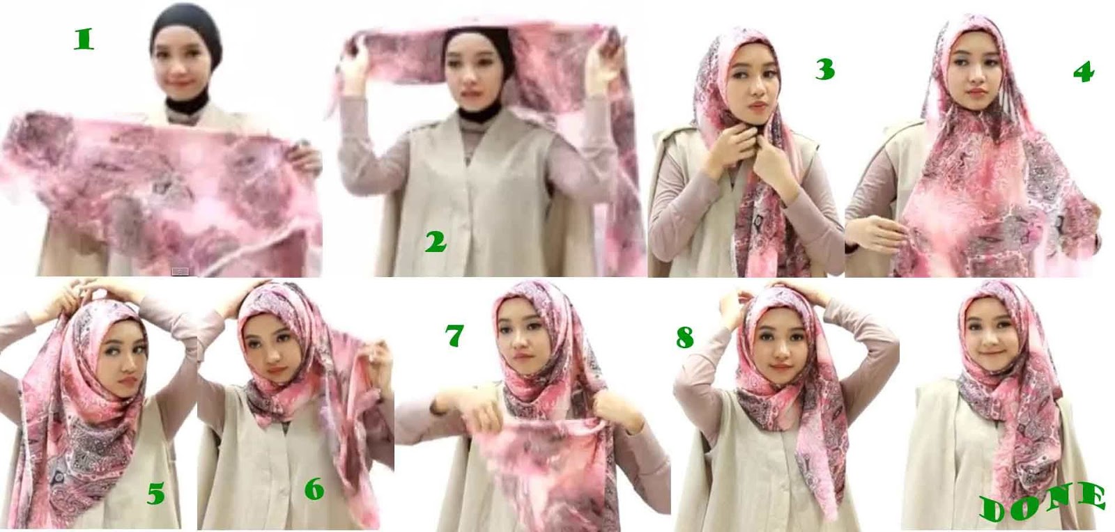 Tutorial Hijab Sehari Hari Zaskia Sungkar Tutorial Hijab Paling