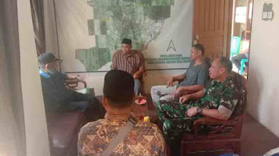Komsos Danramil 16/Tapung Jalin Siahturahmi Dan Kedekatan Dengan Kades Di Wilayah Binaan