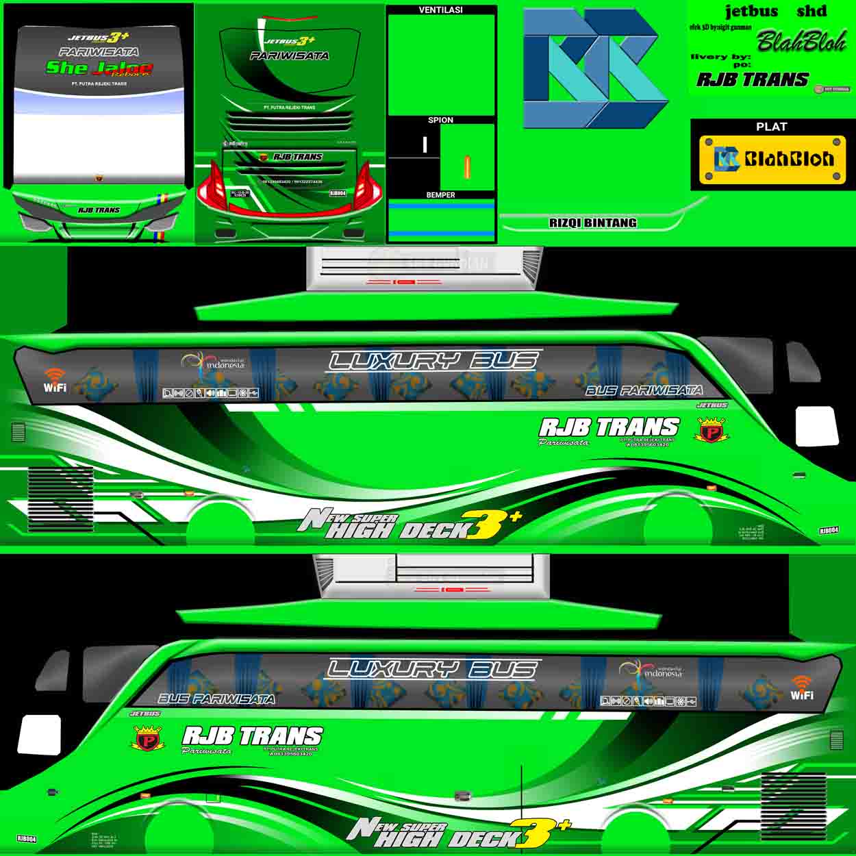 livery bussid rjb trans jernih