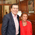 La tenista Dora Romero visitó al gobernador antes de partir a España para participar del campeonato Mundial de Tenis Senior