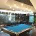Imported Red Brown Pool Table