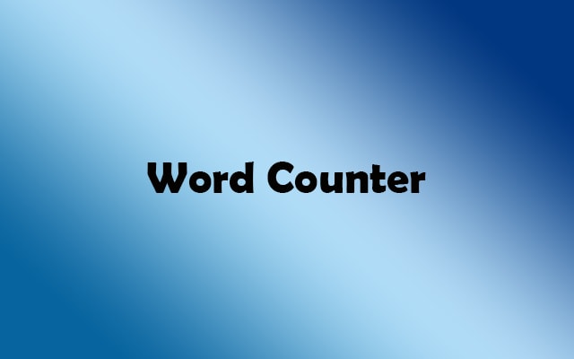 Word Counter | Free Word Counter Tool Online