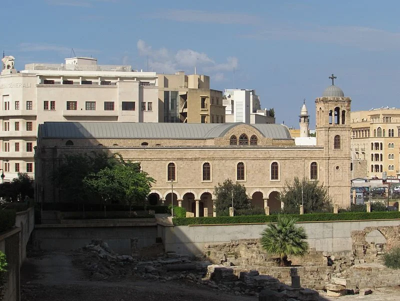 archeological sites, cathedral maronite st george