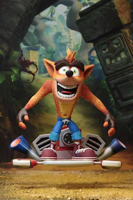 Imágenes de Deluxe Crash whit Hoverboard de "Crash Bandicoot" - Neca