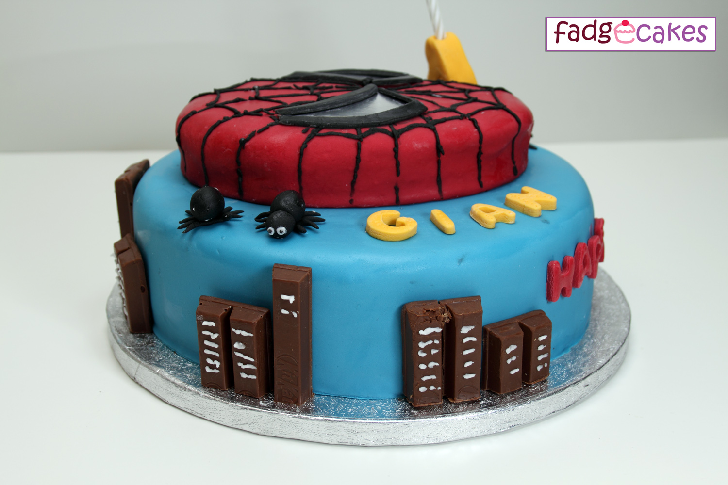 Spiderman Birthday Cake