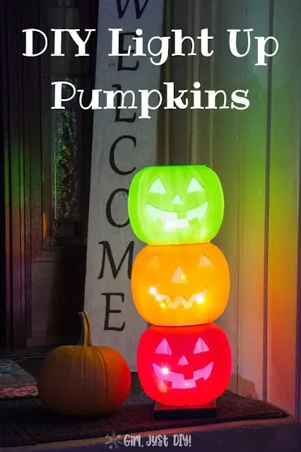 light up pumpkin decoration