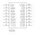 Multiplexer with CMOS IC 4556