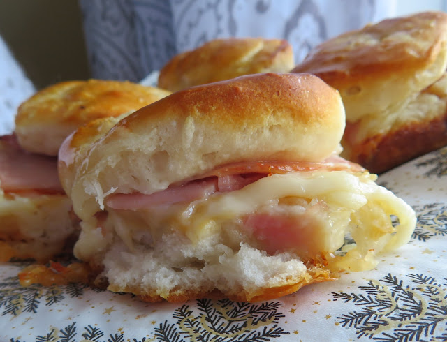 Honey Ham Biscuit Sliders