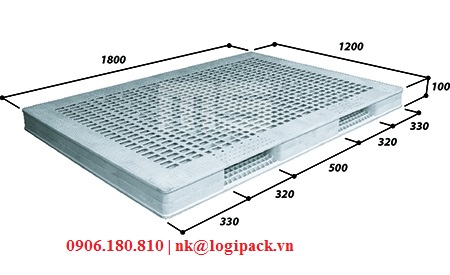 Pallet nhựa Jumbo Malaysia WR2-1812