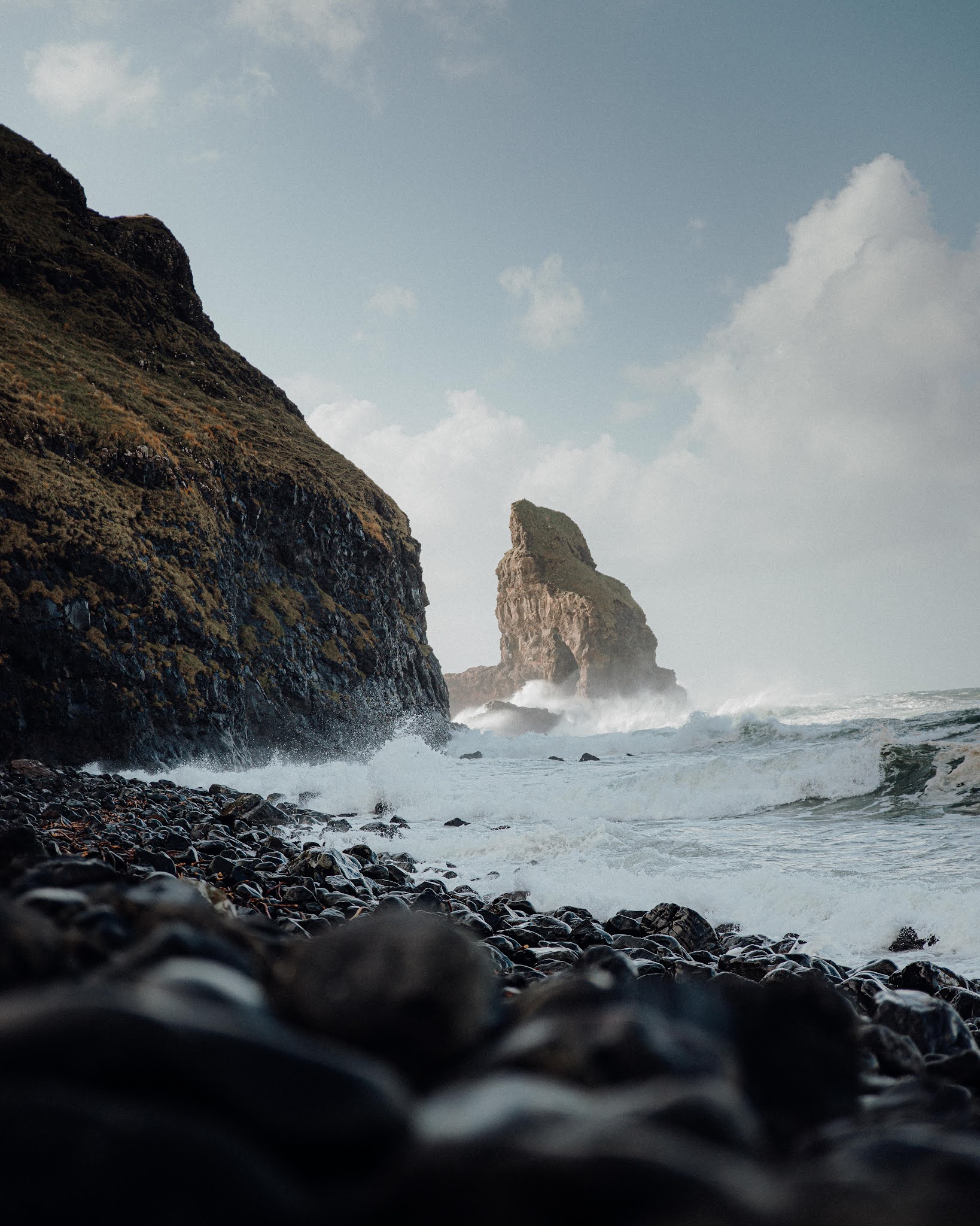 Talisker Beach, Isle of Skye liquid grain scotland