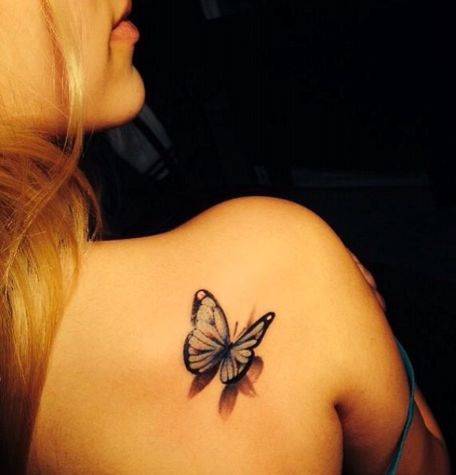 Tatuagem de borboleta de Projetos e Idéias para Mulheres