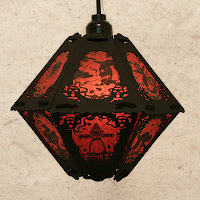 This limited edition vintage-style paper lantern by holiday artist Bindlegrim on sale during  July 2013