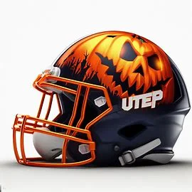 UTEP Miners Halloween Concept Helmets