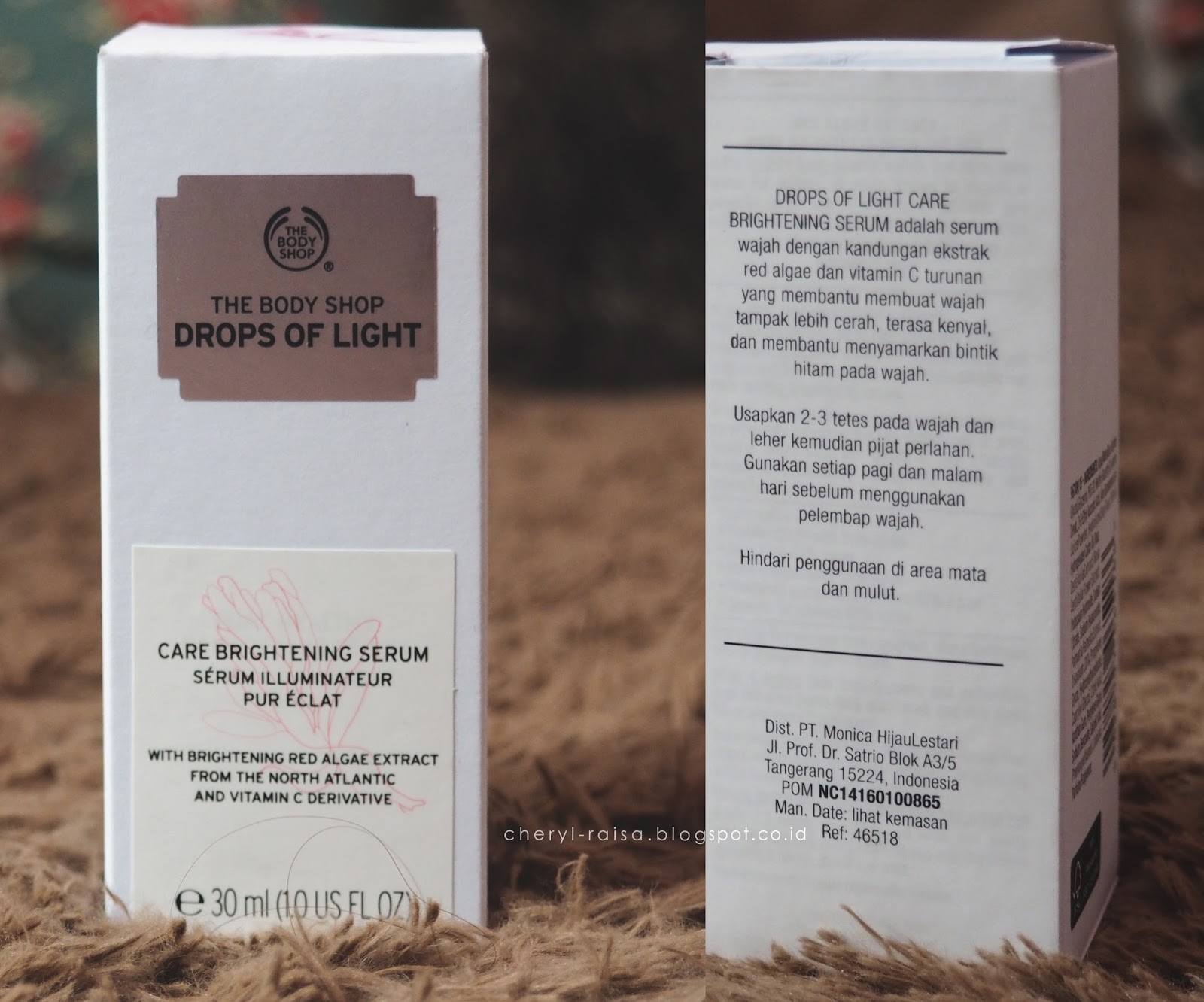 Review The Body Shop Drops Of Light And Skin Defence Cheryl Raissa