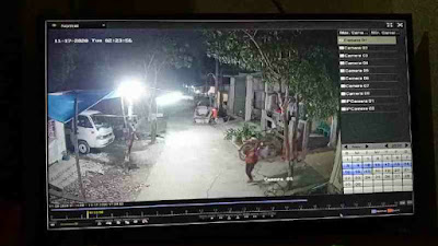 Pencuri Sepeda Terekam Cctv di Perumahan GCC Cikarang