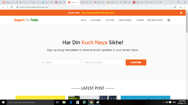 Top 10 Best Indian Hindi Blogging Websites/Blog InHindi