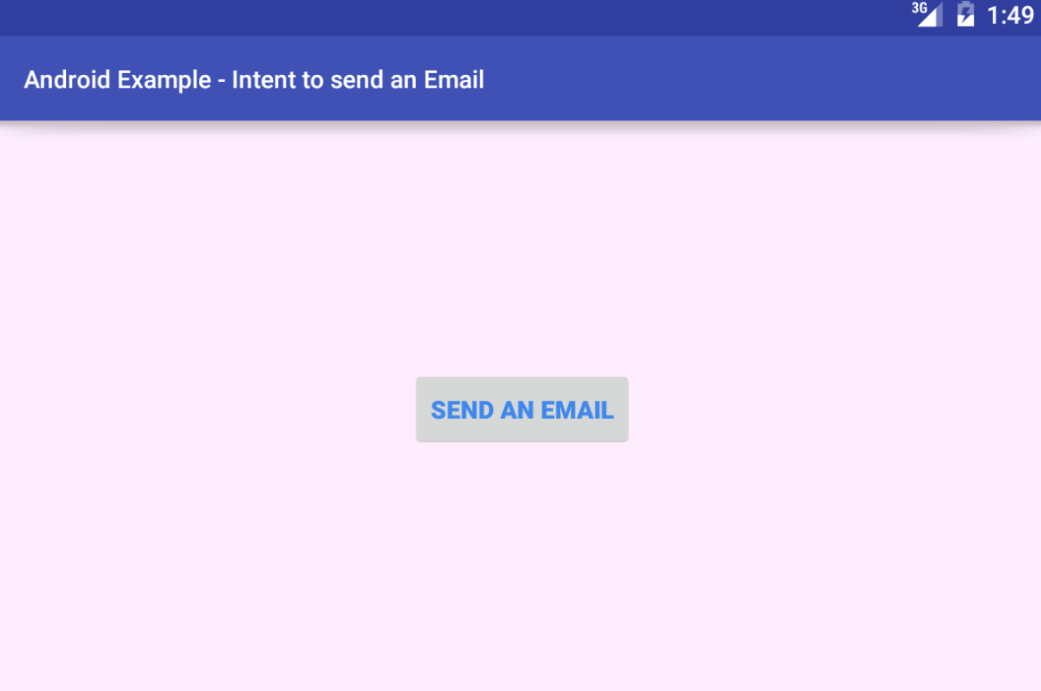 AndroidIntentToSendAnEmail