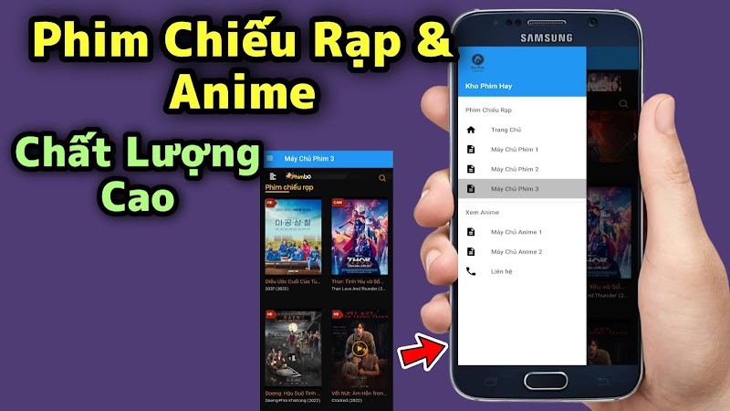 App Xem Phim chiếu rạp và Anime Miễn Phí Mới Nhất