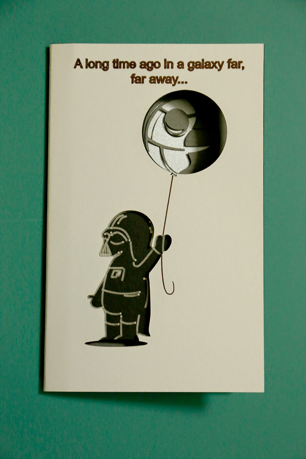 Download Awesome SVGs: Baby Darth Layered Birthday Card