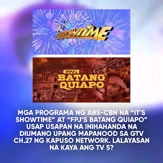 It's Showtime moved to GMA