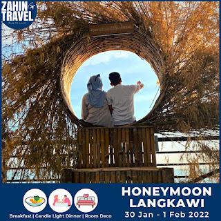 Pakej Honeymoon ke Langkawi Kedah 3 Hari 2 Malam pada 30 Januari - 1 Februari 2022 4