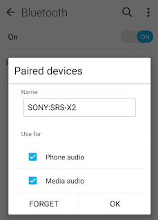 Removing paired bluetooth devices from Android settings